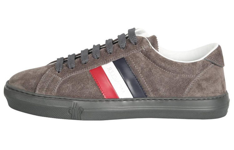Moncler New Monaco 'Grey Velvet Leather'