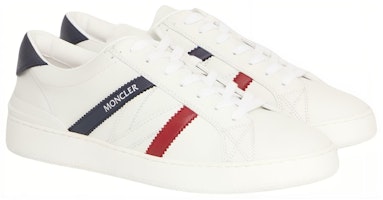 Moncler盟可睐 皮革 徽標 低幫 時尚板鞋 男款 白色 Lookbook Moncler盟可睐 皮革 徽標 低幫 時尚板鞋 男款 白色