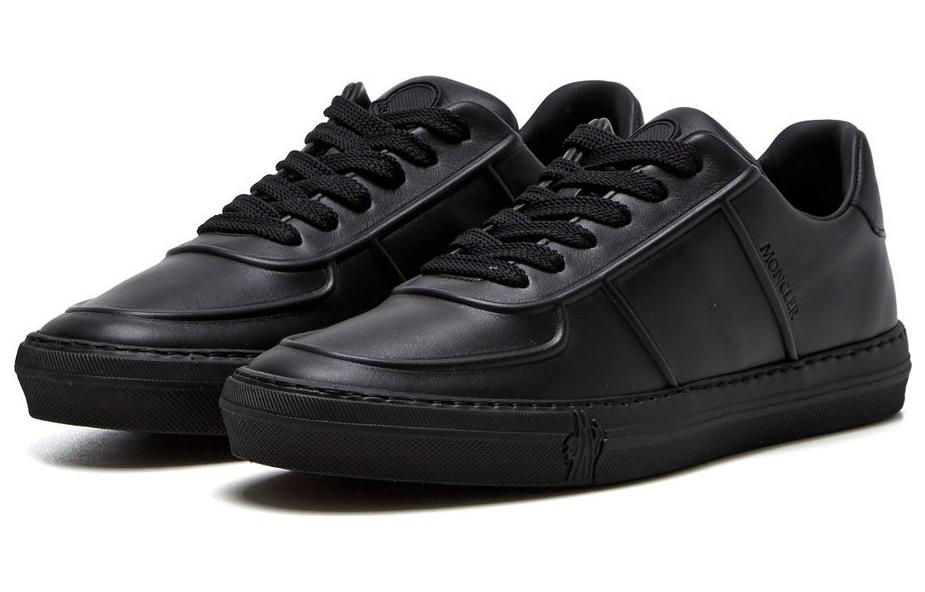 Moncler New York Leather 'Black CMFT Low-Top' 圖 2