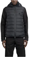 Moncler NUBIERA Series Black Sleeveless Hooded Zip Vest. 1A000185973I999 Moncler NUBIERA Series Black Sleeveless Hooded Zip Vest. 1A000185973I999