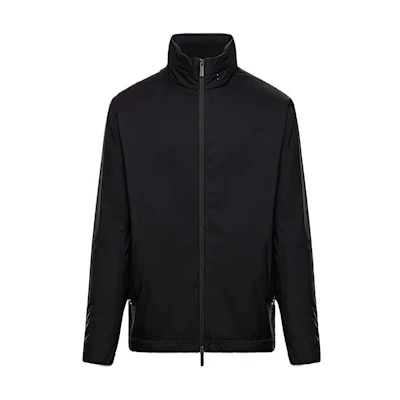 Moncler Nylon Windbreaker Jacket with Detachable Hood 0911B7360053A6J999
