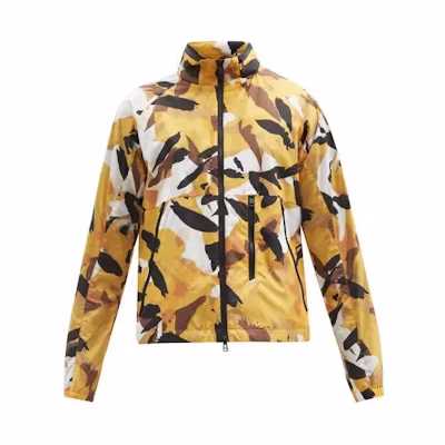 Moncler Oct Series Yellow Camouflage Nylon Jacket Windbreaker. G10921B711005957Z