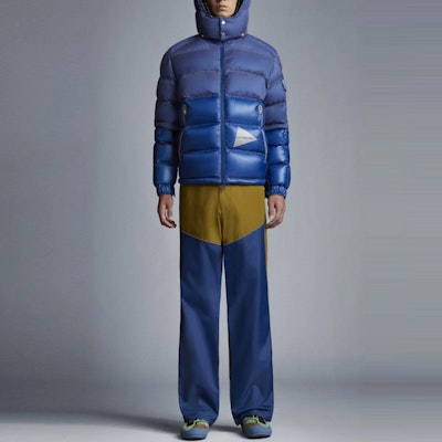 Moncler Olive Green Color Block Straight Leg Casual Pants Men’s. G20922A00003539JJ782 Lookbook Moncler Olive Green Color Block Straight Leg Casual Pants Men’s. G20922A00003539JJ782