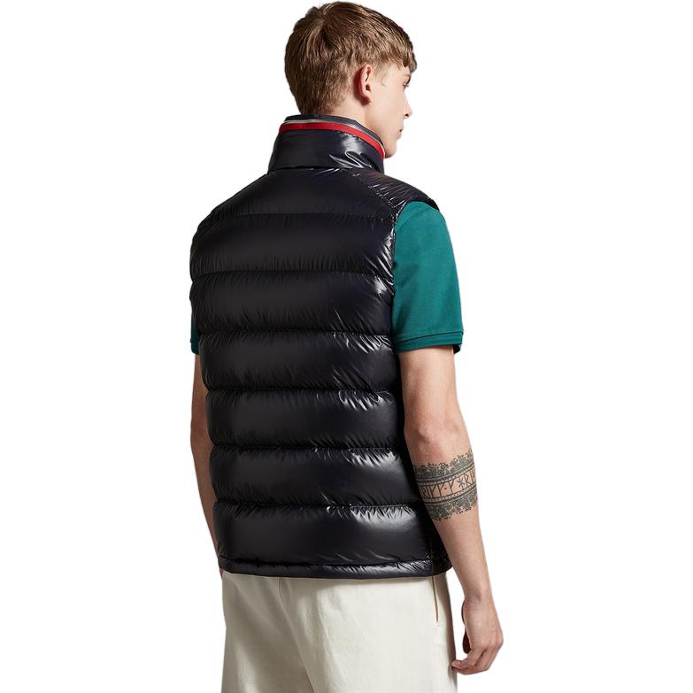 Purchase 蒙克勒Ouse海军蓝男女同款无袖滑雪标志羽绒背心. I20911A00045595ZJ778