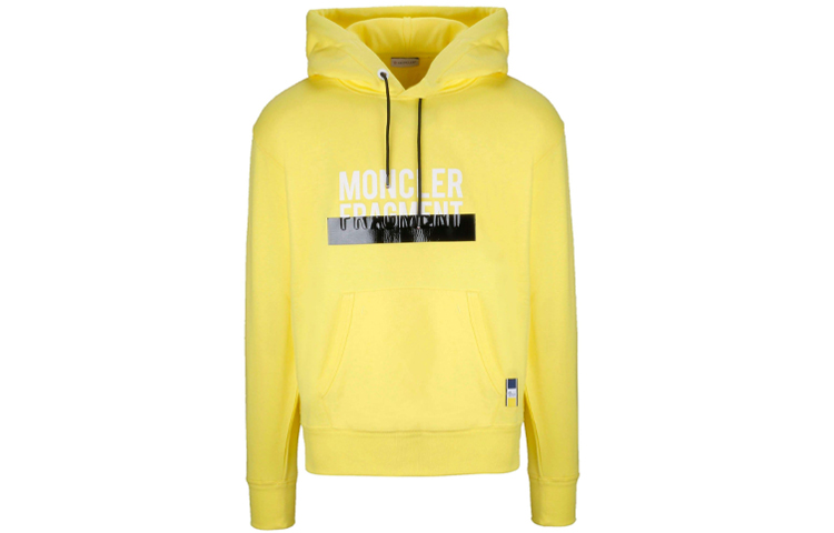Moncler Oversized Letter Hoodie Yellow 8003750809DW114