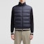 Lookbook Moncler Padded Corduroy FW24 Navy Blue Lightweight Zip-Up Down Jacket Unisex. J20919B00001M1509779