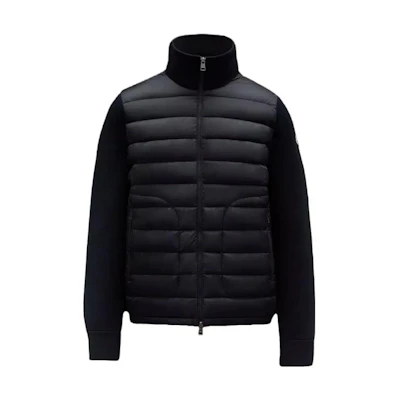 Moncler Padded Corduroy High-Neck Full-Zip Down Jacket I20919B50700A9341777