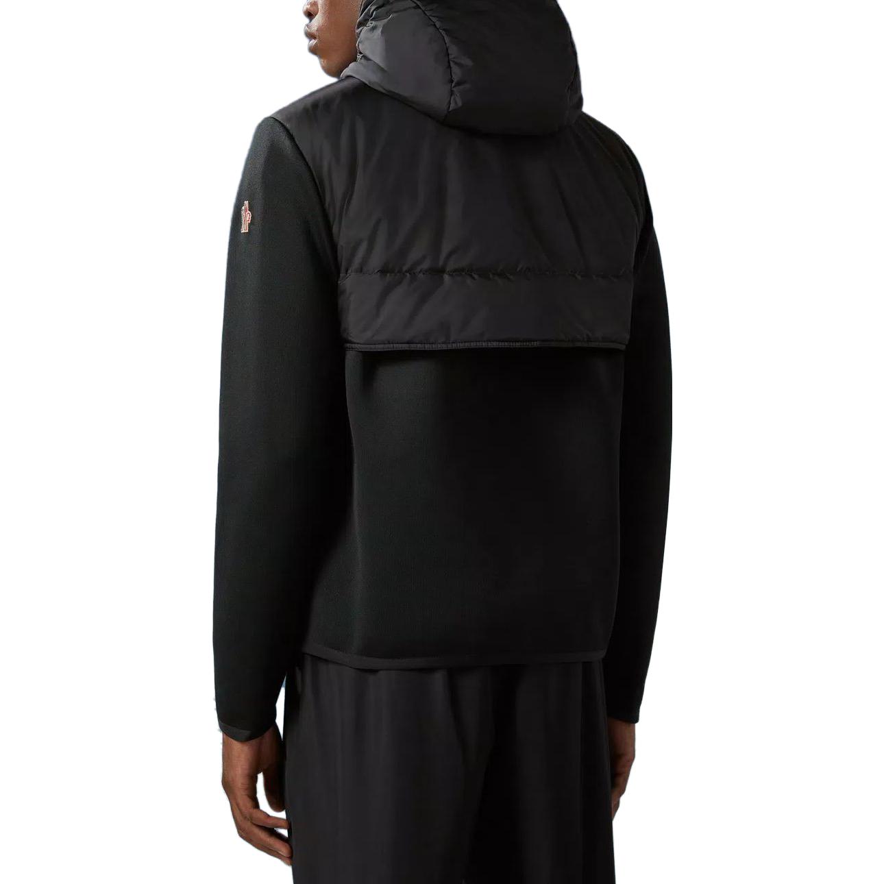 Moncler Padded Corduroy Hooded Zip Jacket Black  Down Coat with Letter Print. I20979B00002M1124999 圖 4