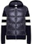 Buy Moncler Padded Corduroy Quilted Hooded Jacket Unisex Navy Blue. 9B00017M1131742