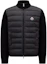 Buy Moncler Jaket Corduroy Hitam Slim Fit Unisex dengan Padded dan Stand Collar J10919B00020M1115999