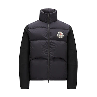 Moncler Padded Corduroy Unisex Black Down Jacket Long Sleeve No Hood I20919B00024M1124999