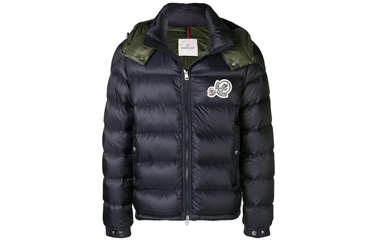 Moncler Padded Corduroy Unisex Hooded Down Jacket Dark Blue 418114953334742 圖 2
