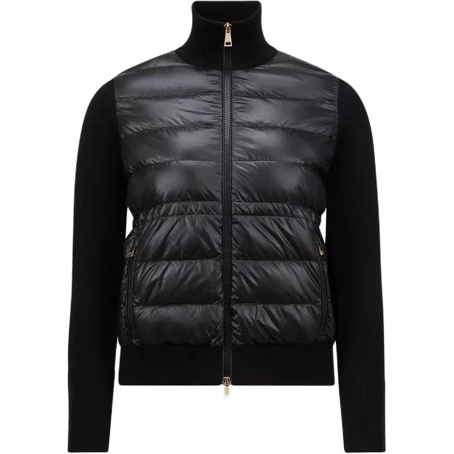 Moncler Padded Corduroy Wool Zip-Up Cardigan Black  Down Jacket J20939B00046M1131999 圖 2