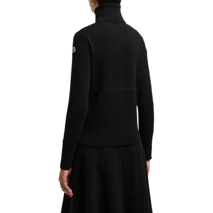 Moncler Padded Corduroy Wool Zip-Up Cardigan Black  Down Jacket J20939B00046M1131999 圖 4