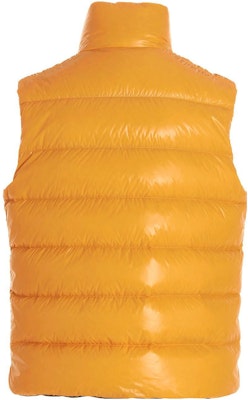 Moncler Parke SS23黃色短款羽絨背心 男女同款 徽章款 羽絨背心 1A00046M2648P38 Lookbook Moncler Parke SS23黃色短款羽絨背心 男女同款 徽章款 羽絨背心 1A00046M2648P38