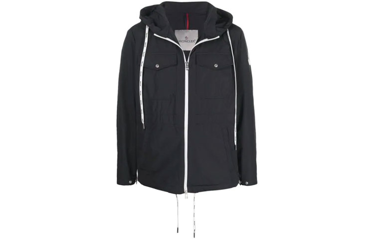 Moncler Patchwork Hooded Jacket G10911B7380054A91999