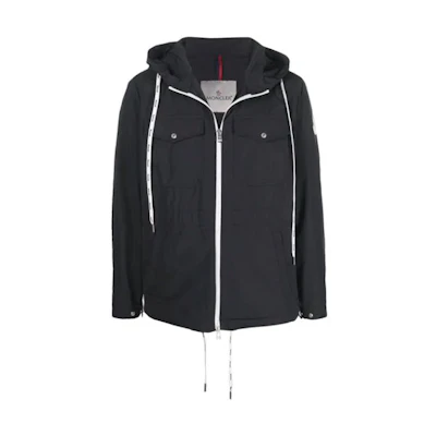 Moncler Patchwork Hooded Jacket G10911B7380054A91999