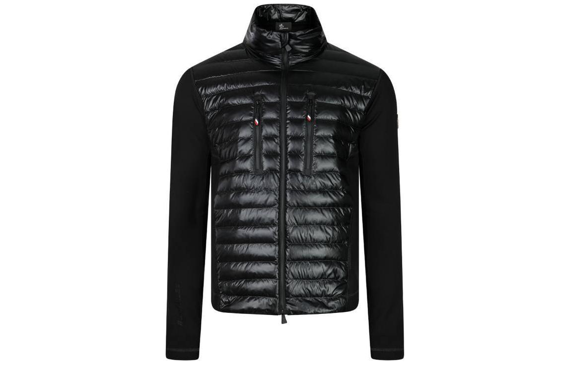 Moncler Patchwork Zip-Up Slim Fit Puffer Jacket Unisex - Black J10978G00007829H7999 圖 2