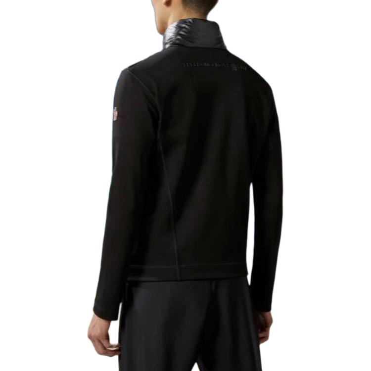 Moncler Patchwork Zip-Up Slim Fit Puffer Jacket Unisex - Black J10978G00007829H7999 圖 5