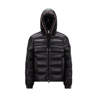Moncler Pavin Black Logo Hooded Down Jacket for Ski Season. I20911A00051595ZZ999