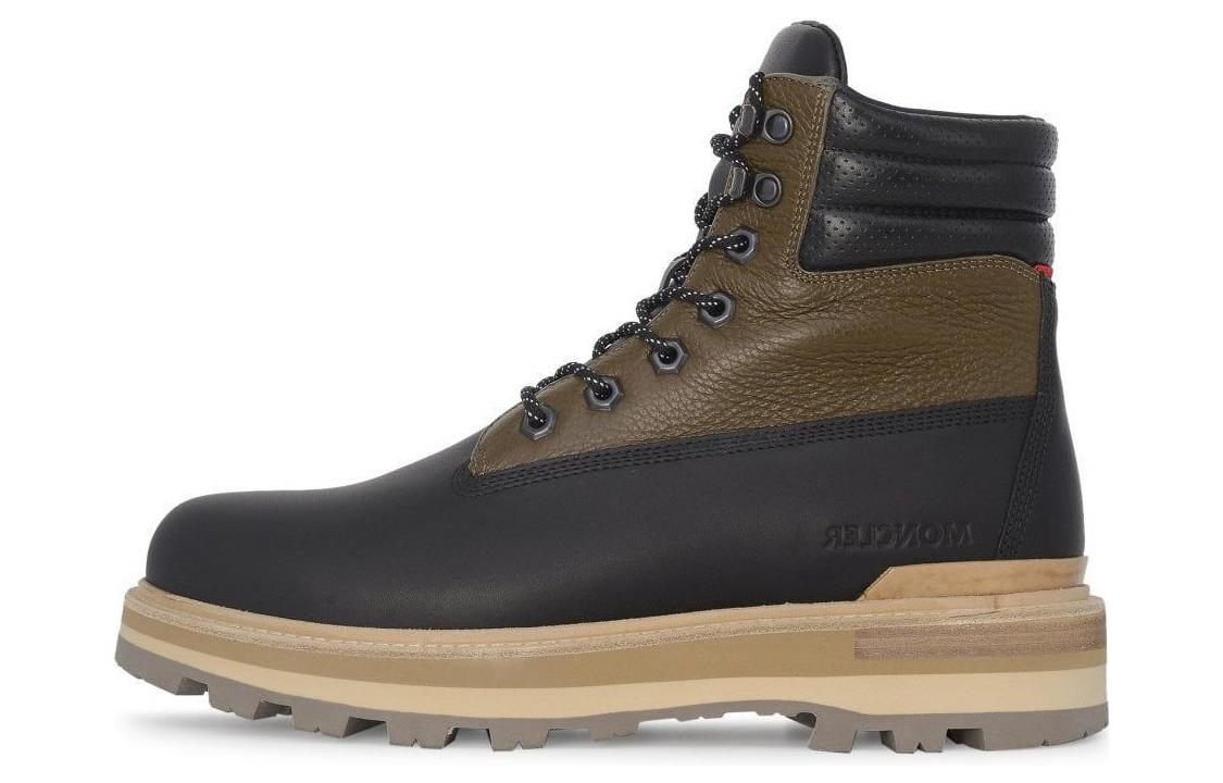 Buy Moncler Peka '棕色真皮踝靴' 4G00020M3168P98