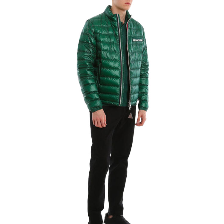 Moncler PETICHET Unisex Green Down Jacket with Logo 1A1160053029841 圖 7
