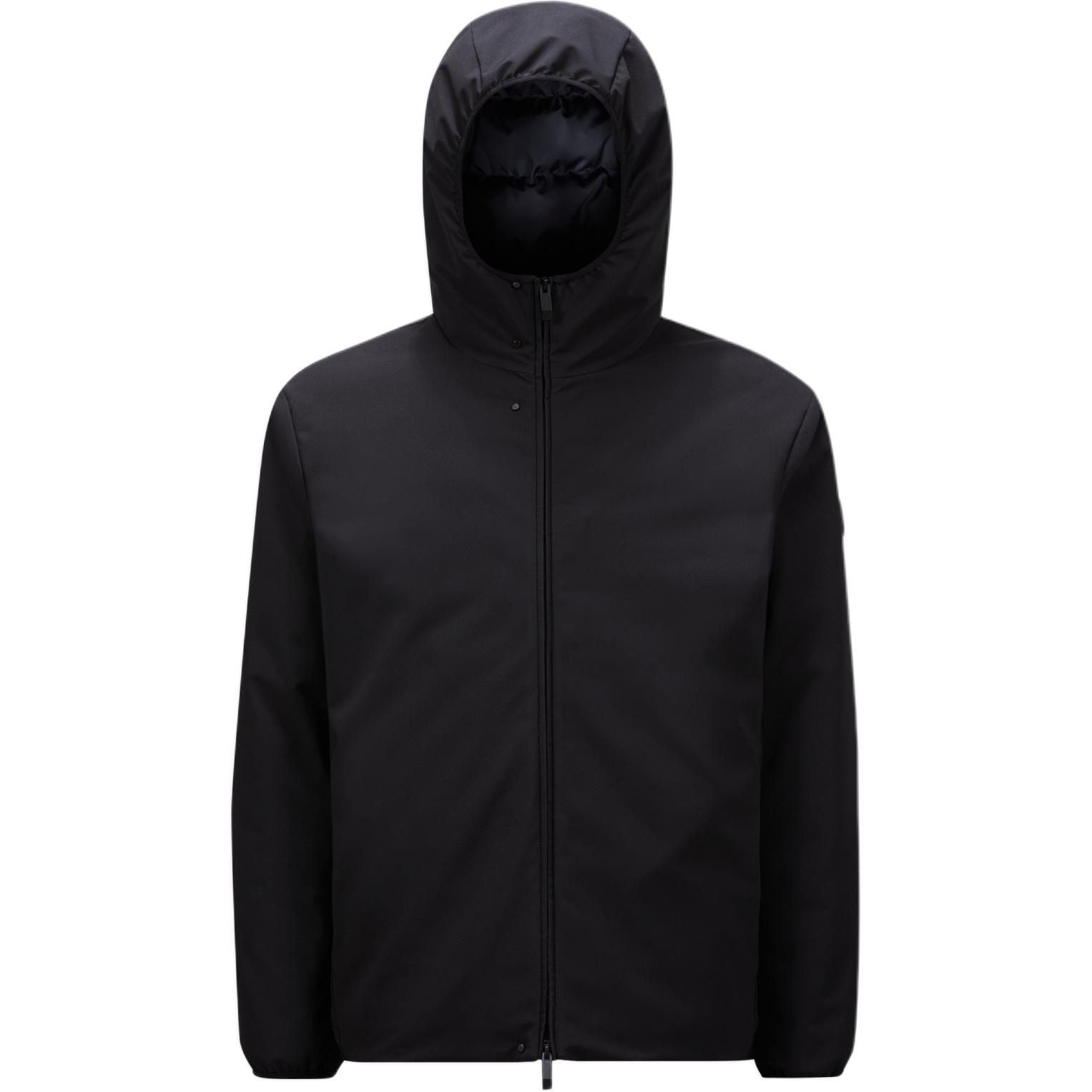 Moncler Polset FW24 Unisex Black Down Jacket Hooded Casual Logo Coat. J20911A00055597RR999 圖 2