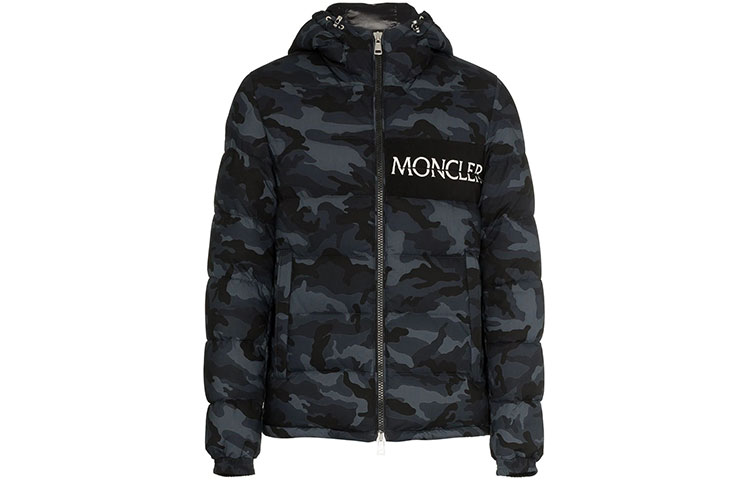 Moncler Printed Hooded Down Jacket Unisex 4188405549X4
