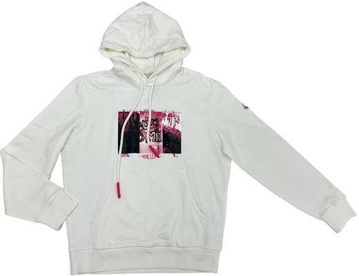 Moncler 印花長袖連帽衫 白色 10918G730108098U034 Order Moncler 印花長袖連帽衫 白色 10918G730108098U034