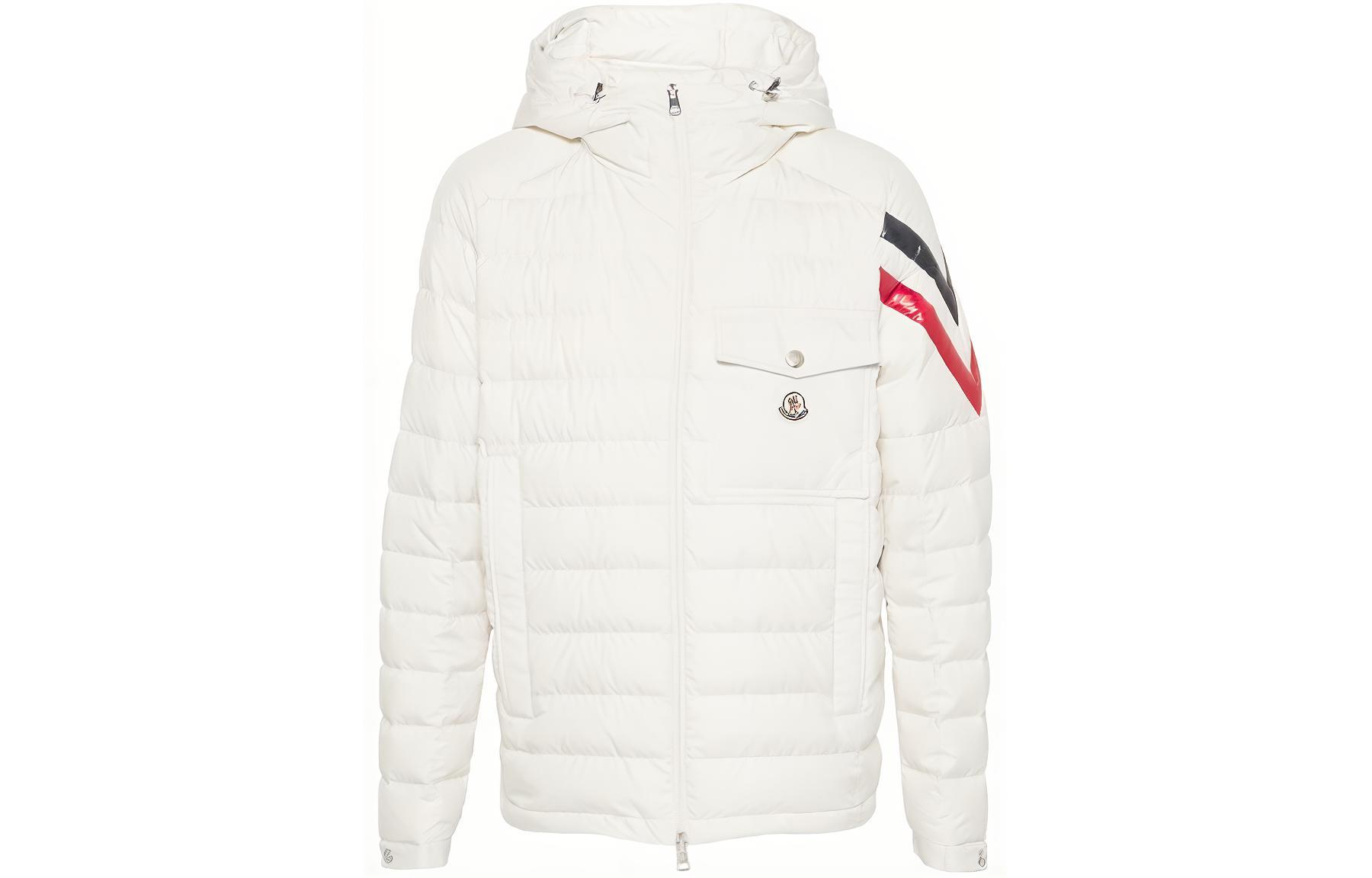 Moncler Printed Zip-Up Hooded Down Jacket Unisex. J10911A0001254A81034