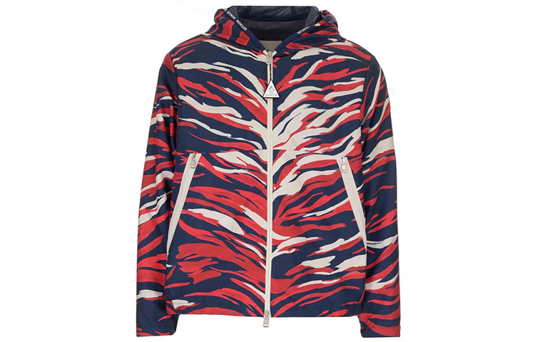 Moncler Printed Zip-Up Jacket 1A749005956K770