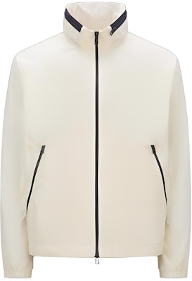 Moncler Jaket Zip-Up Bercetak Lelaki Warna Putih. I10911A0014353A5EP04 Buy Moncler Jaket Zip-Up Bercetak Lelaki Warna Putih. I10911A0014353A5EP04