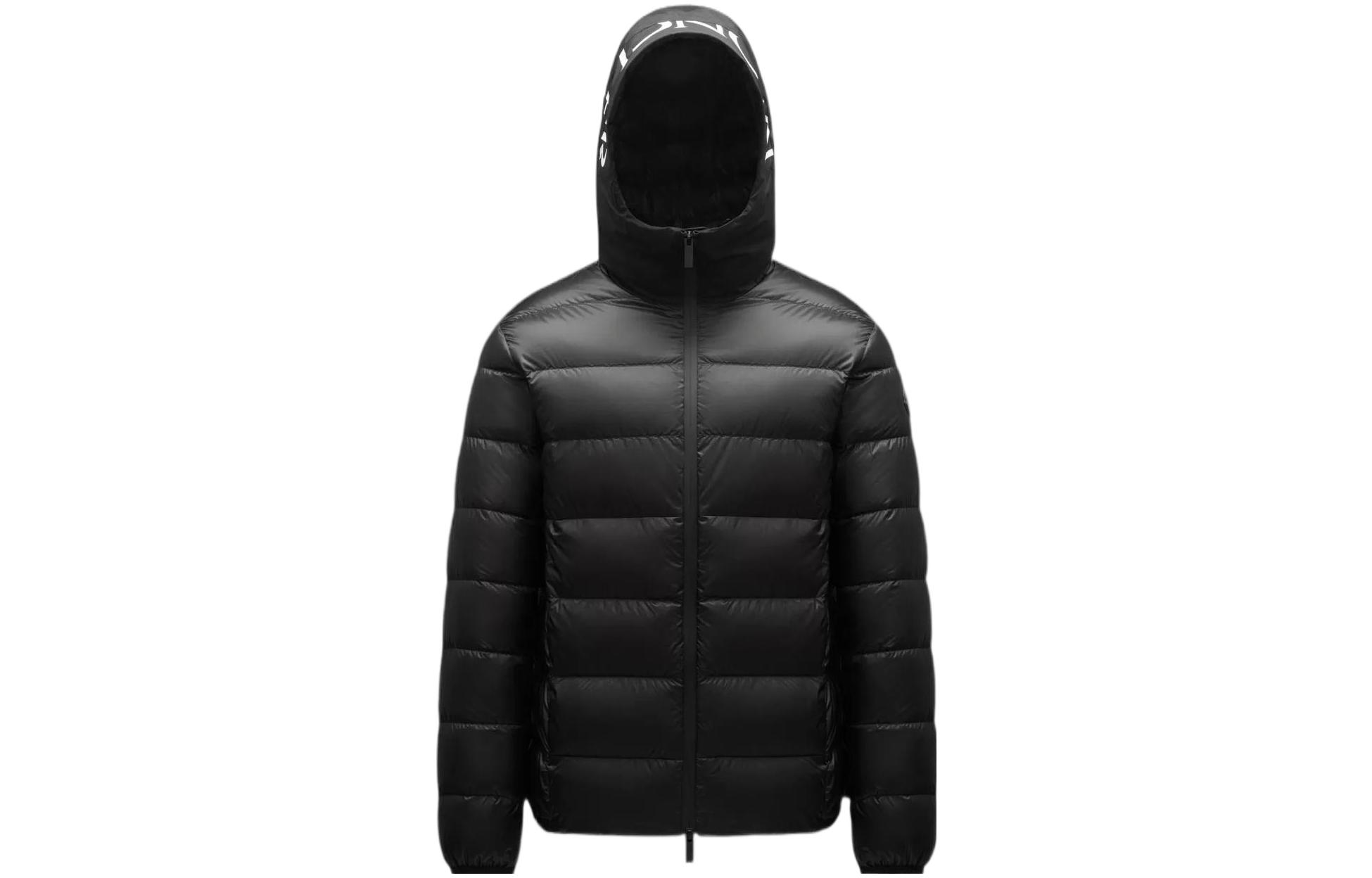 Moncler PROVINS Hooded Short Puffer Jacket Unisex Black H10911A0012553279999