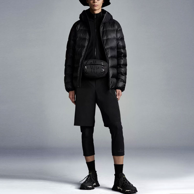 Moncler PROVINS Hooded Short Puffer Jacket Unisex Black H10911A0012553279999 圖 3