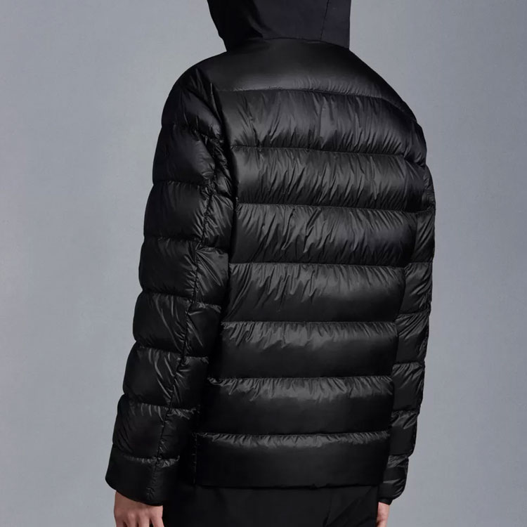 Moncler PROVINS Hooded Short Puffer Jacket Unisex Black H10911A0012553279999 圖 5