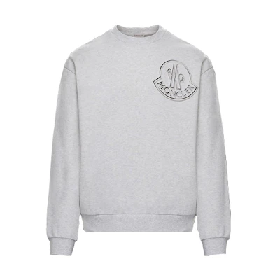 Moncler Pullover Sports Sweatshirt White 0918G7A610809LA905