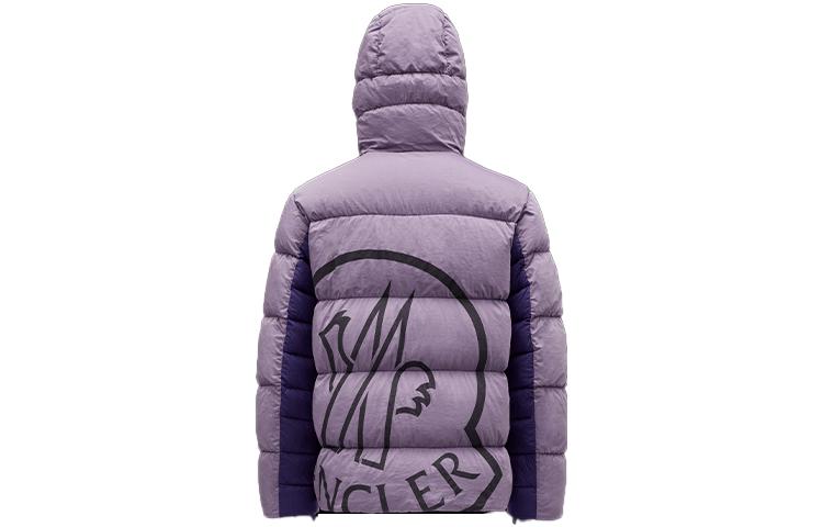 Moncler Purple Down Jacket Winter Ski Season Logo Patch Hoodie. G20911A00035595CA769 圖 3