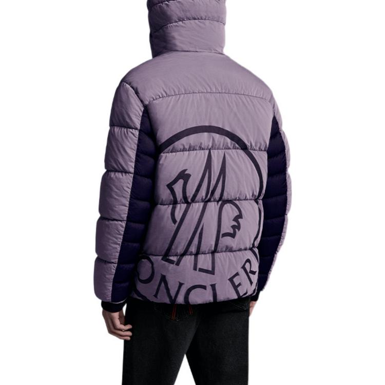 Moncler Purple Down Jacket Winter Ski Season Logo Patch Hoodie. G20911A00035595CA769 圖 5