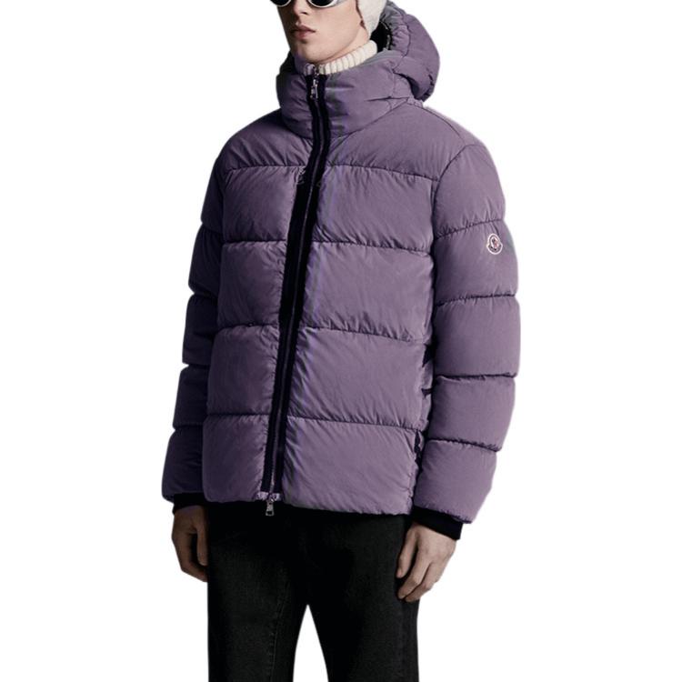 Moncler Purple Down Jacket Winter Ski Season Logo Patch Hoodie. G20911A00035595CA769 圖 6