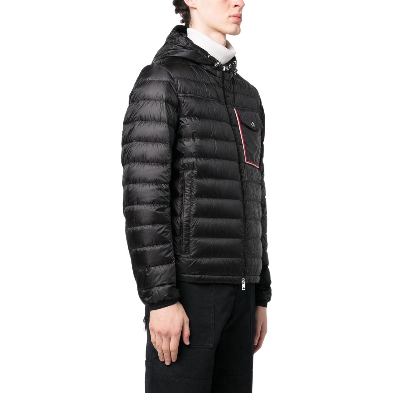 Moncler Quilted Hooded Down Jacket with Zipper Pockets Unisex Black. I10911A0008953279999 圖 5