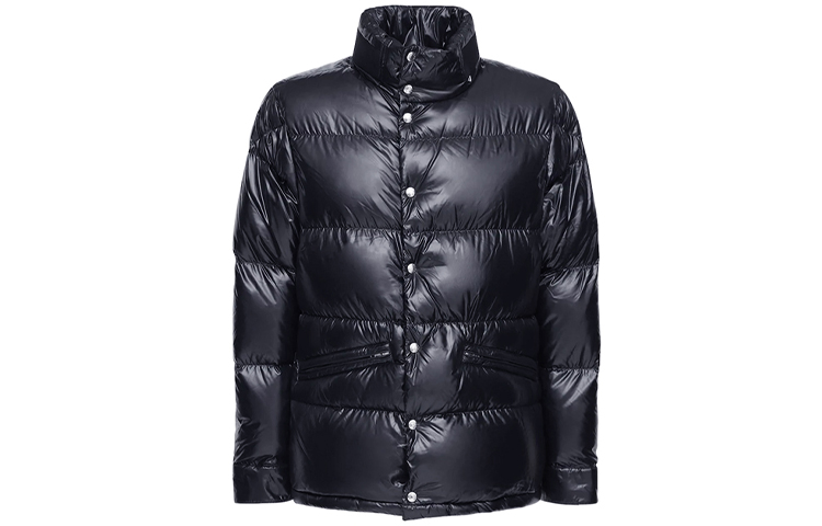 Moncler Quilted Logo Down Jacket Deep Blue for Men Winter Collection 1B5300068950742 圖 2