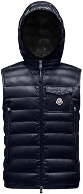 Moncler Ragot Gilet Midnight Blue Down Vest Unisex with Zipper & Chest Pocket. H10911A00059M1592742 Order Moncler Ragot Gilet Midnight Blue Down Vest Unisex with Zipper & Chest Pocket. H10911A00059M1592742