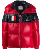 Moncler Red Winter Hooded Down Jacket with Zipper 419078568950455 Moncler Red Winter Hooded Down Jacket with Zipper 419078568950455