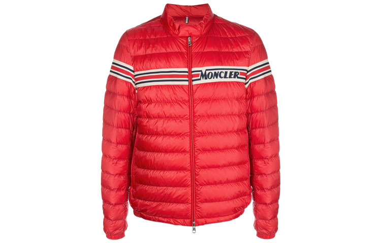 Moncler Renald Thickened Logo Striped Down Jacket 1A1040053279448