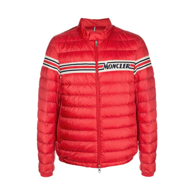 Moncler Renald Thickened Logo Striped Down Jacket 1A1040053279448