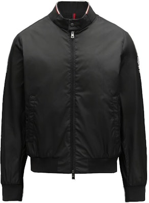 Moncler Reppe Black Logo Patch Stand Collar Casual Jacket. G10911A7200068352999 Buy Moncler Reppe Black Logo Patch Stand Collar Casual Jacket. G10911A7200068352999