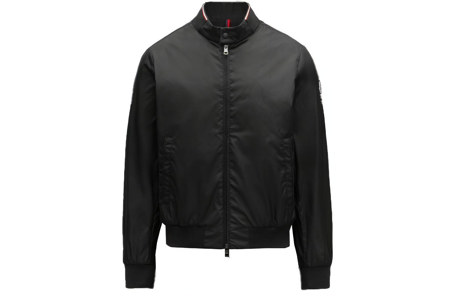 Order Moncler Reppe Black Logo Patch Stand Collar Casual Jacket. G10911A7200068352999