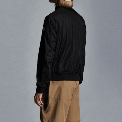 Moncler Reppe Black Logo Patch Stand Collar Casual Jacket. G10911A7200068352999 Lookbook Moncler Reppe Black Logo Patch Stand Collar Casual Jacket. G10911A7200068352999