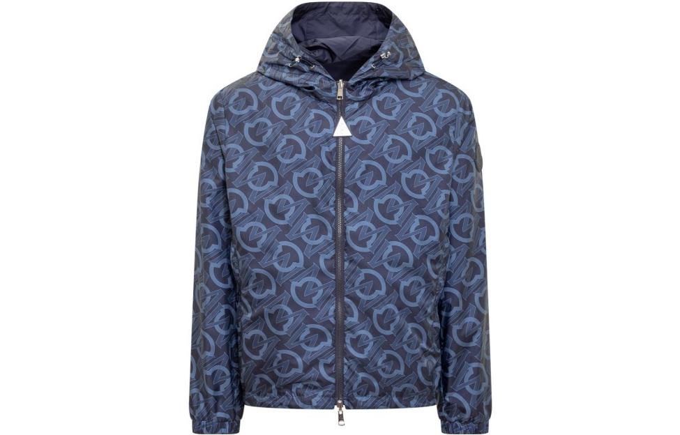Moncler Reversible Full-Print Graphic Hooded Jacket 10911A001745955