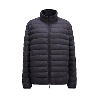 Moncler Reversible Logo Printed Down Jacket Black J10911A00052597EN999